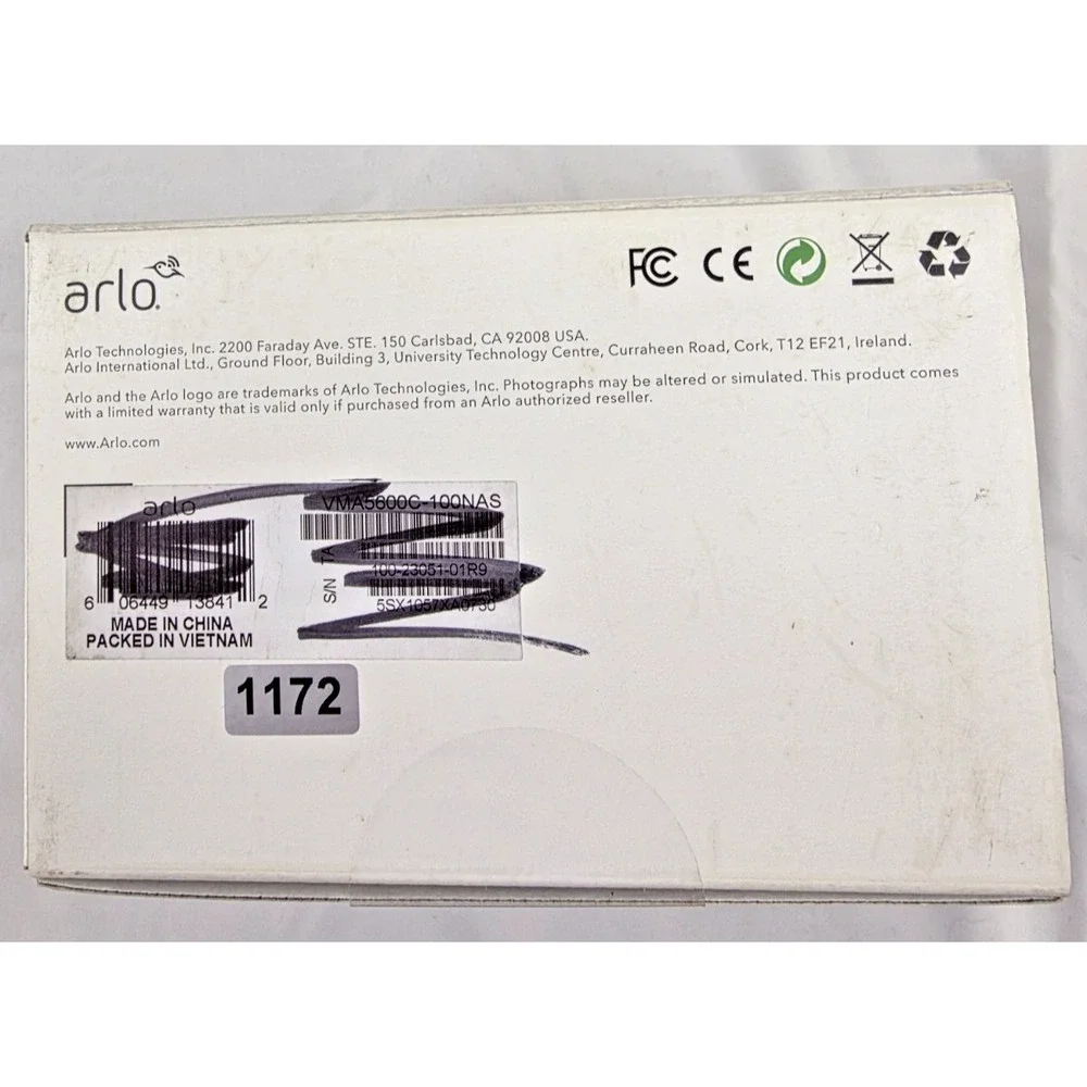 Arlo VMA5600C 25ft Outdoor Magnetic Charging Cable White BNIB Sealed